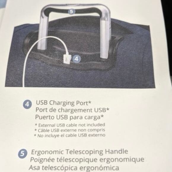 Ricardo Camden Drive 22″ Softside Carry-On Spinner color blue excellent cond. - Picture 2 of 15